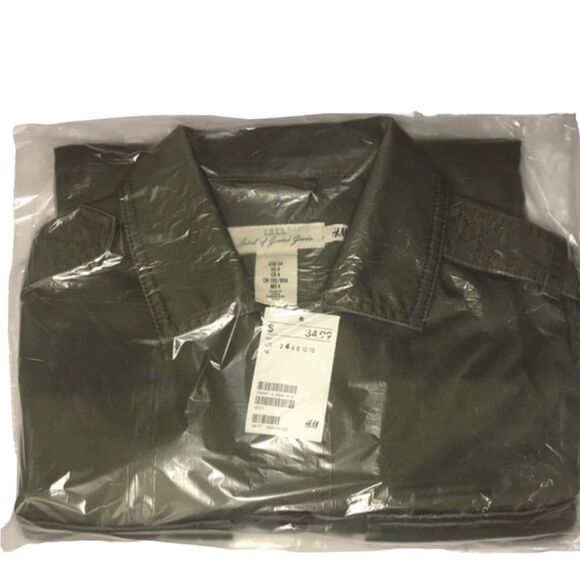 H&M Utility Military Green Safari Jacket - Picture 12 of 12